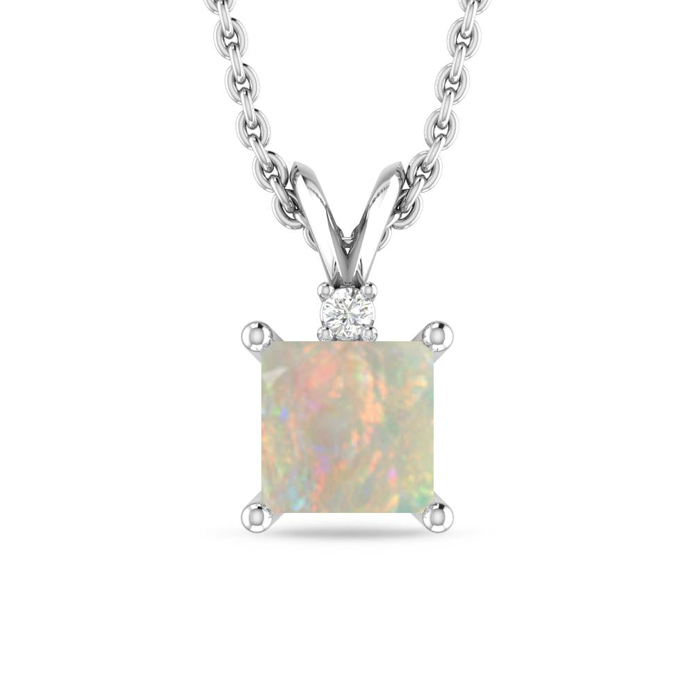 White Gold - Opal