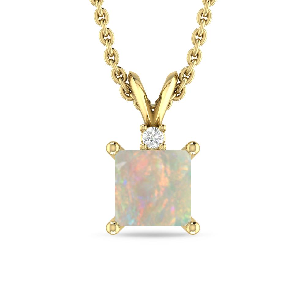 Yellow Gold - Opal