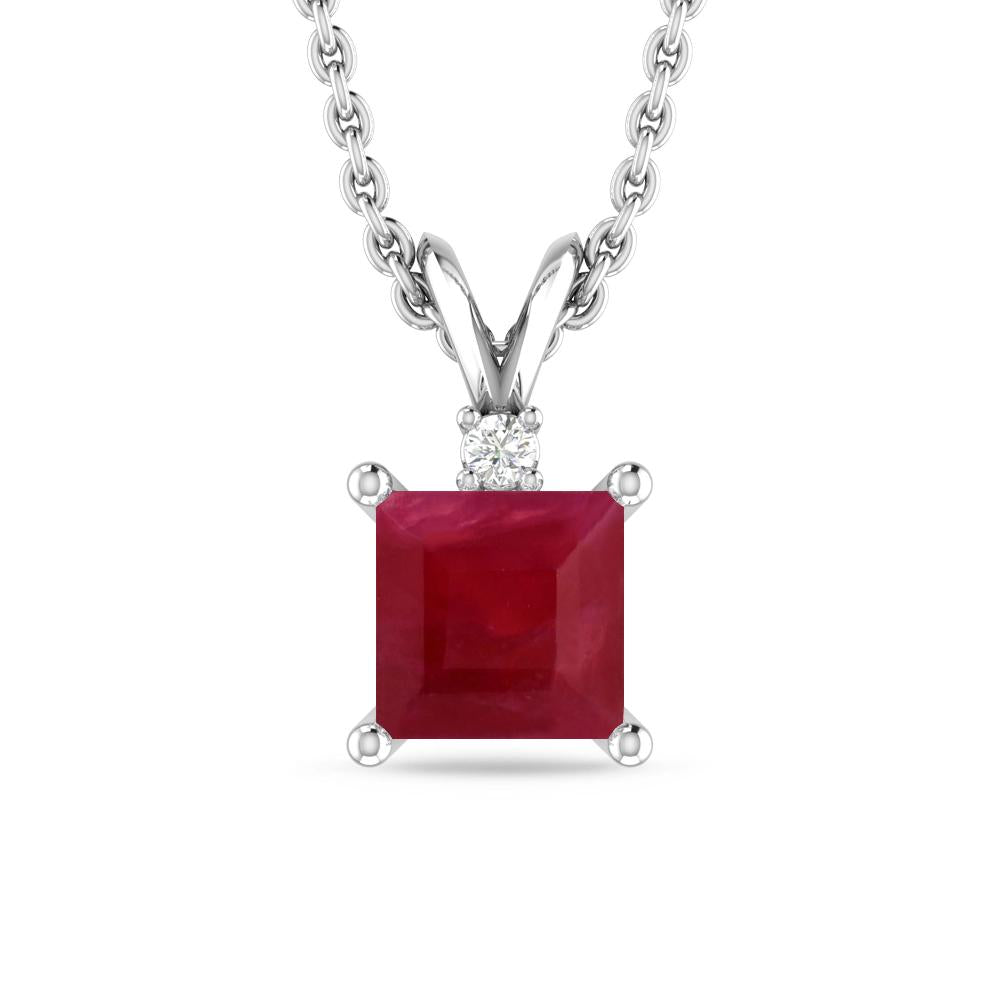 White Gold - Ruby