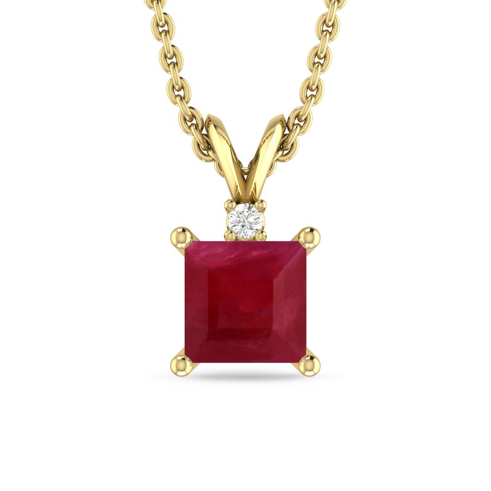 Yellow Gold - Ruby