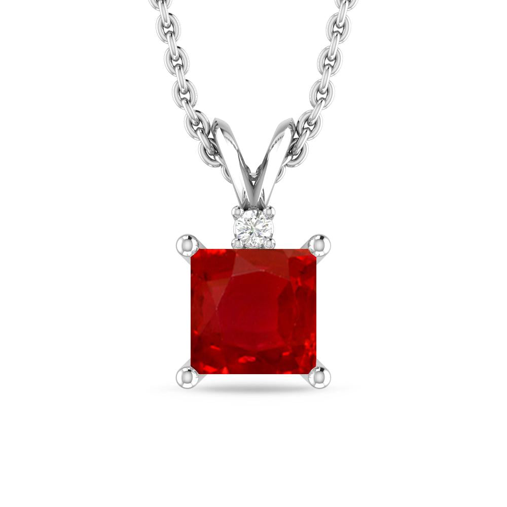 White Gold - Ruby