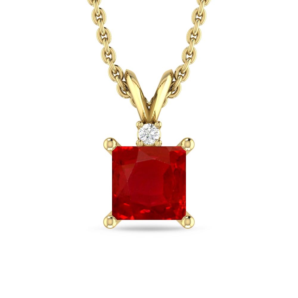 Yellow Gold - Ruby