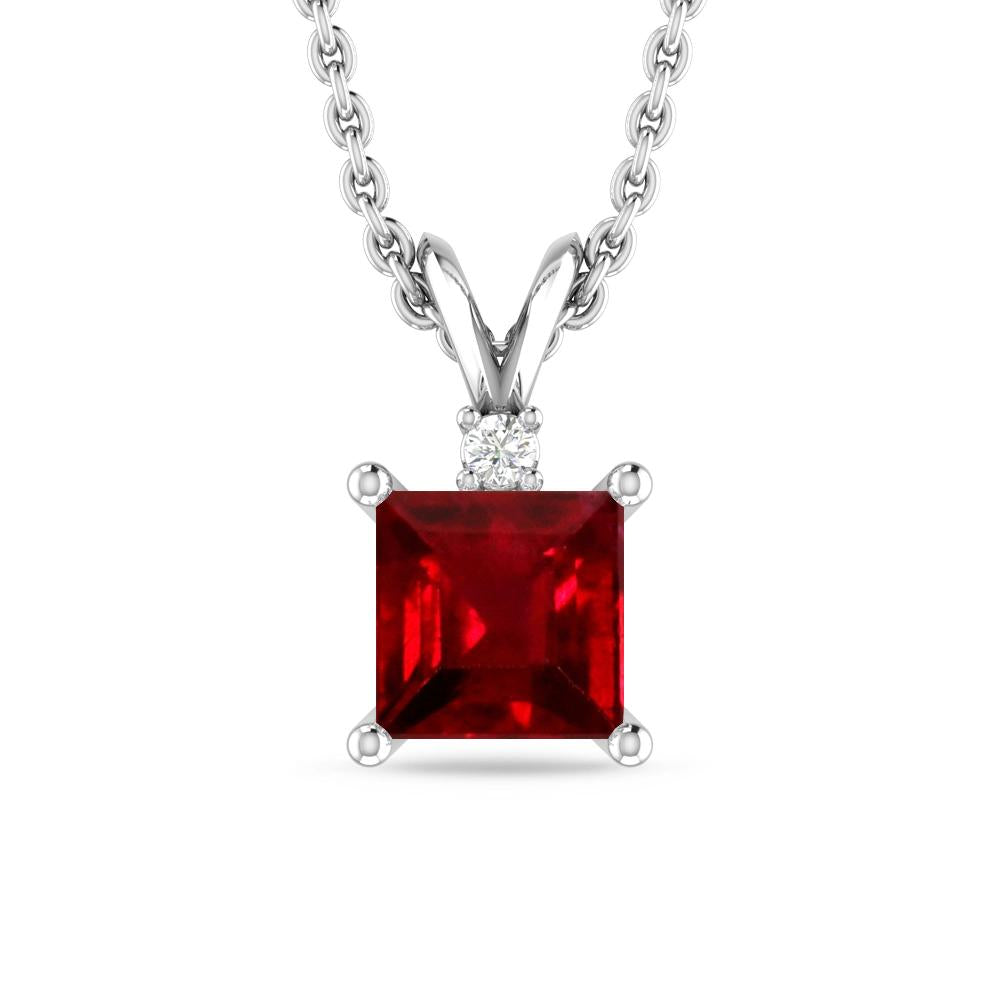 White Gold - Ruby