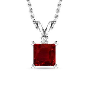 White Gold - Ruby