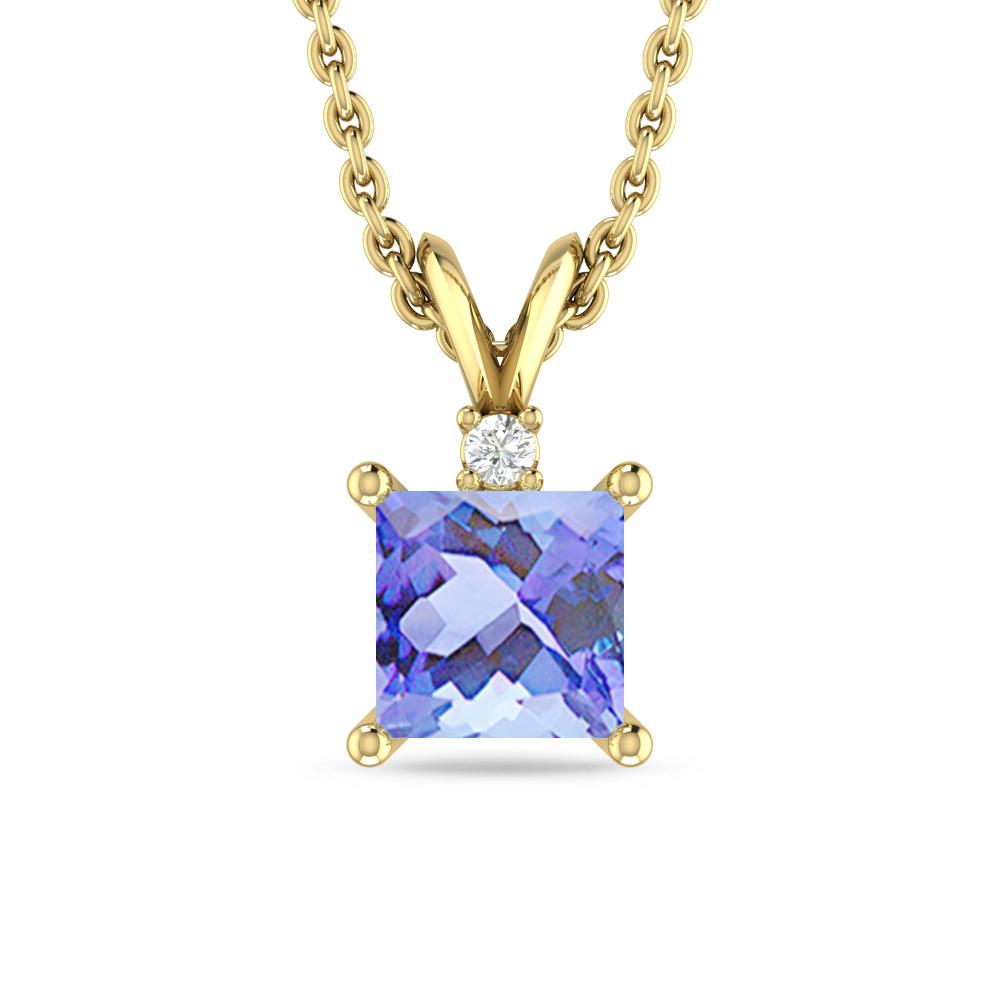 Yellow Gold - Tanzanite