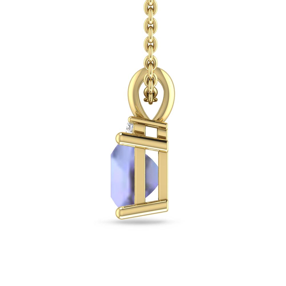 Yellow Gold - Tanzanite