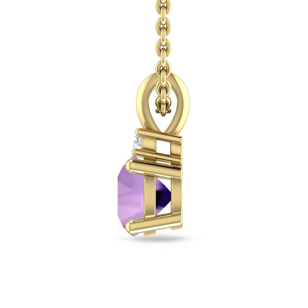 Yellow Gold - Amethyst