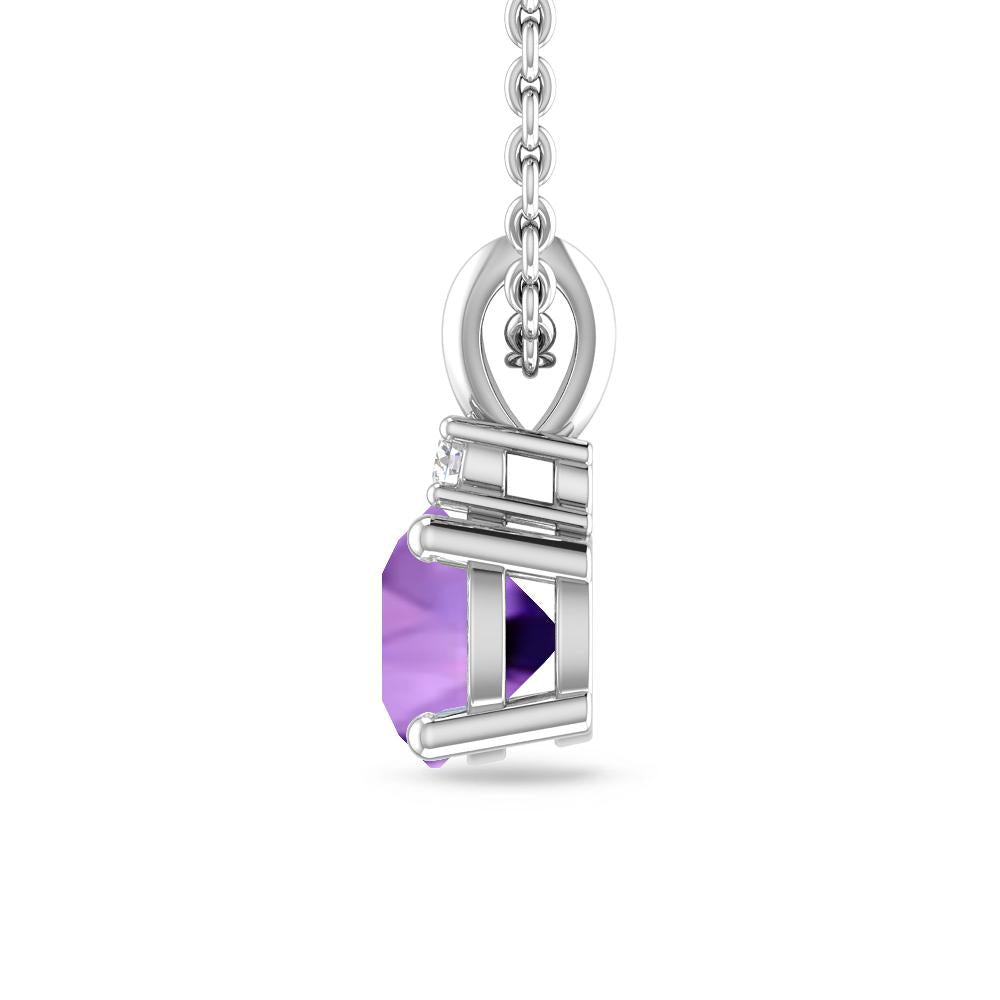 White Gold - Amethyst