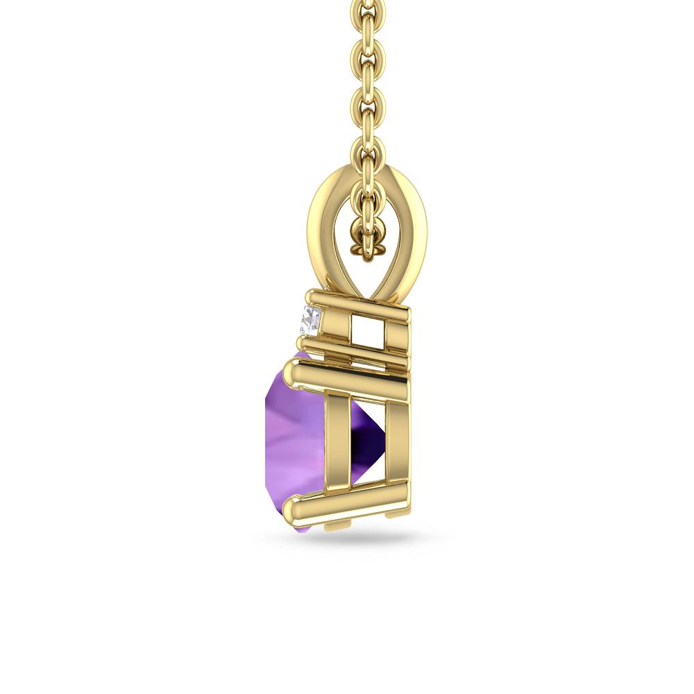 Yellow Gold - Amethyst