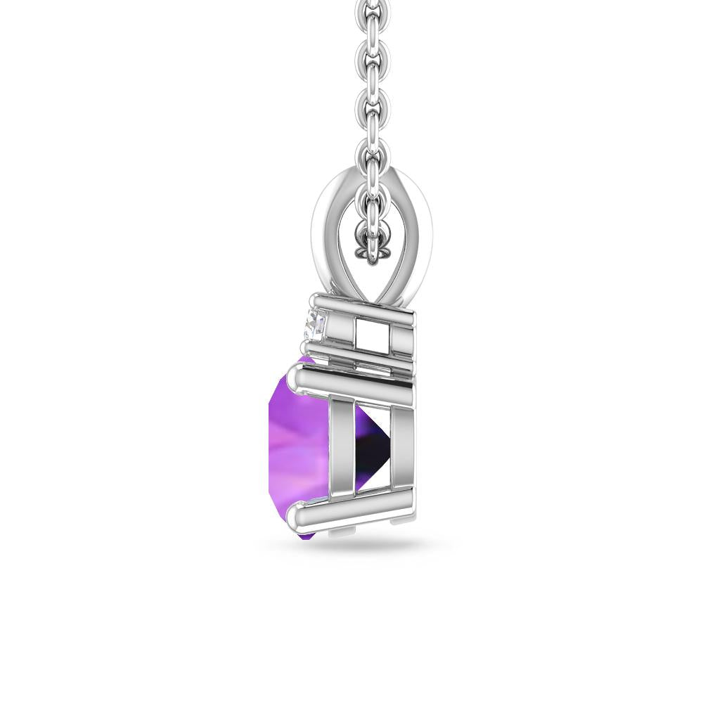 White Gold - Amethyst