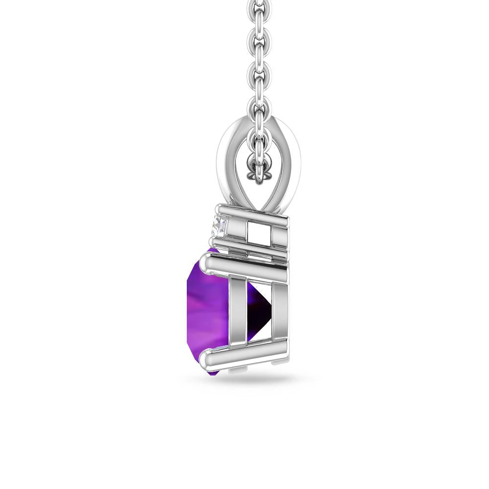 White Gold - Amethyst