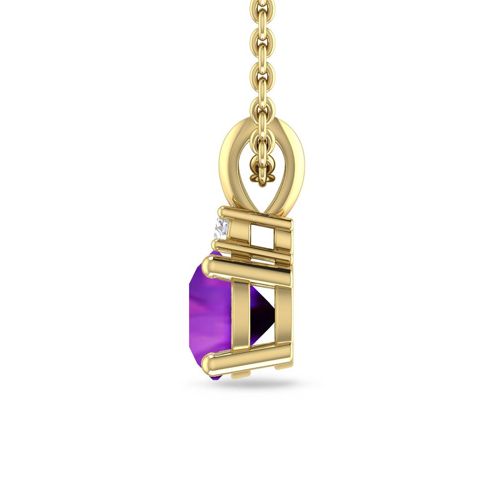 Yellow Gold - Amethyst