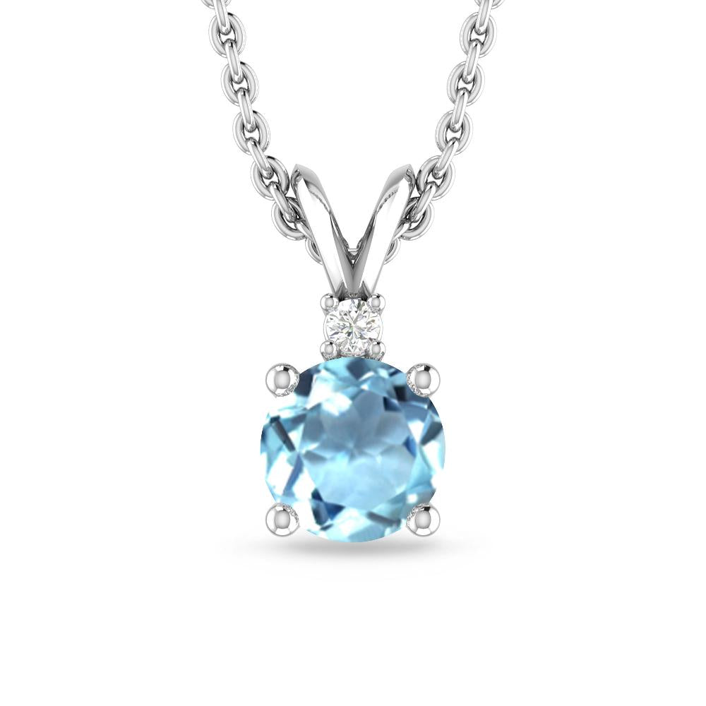 White Gold - Aquamarine