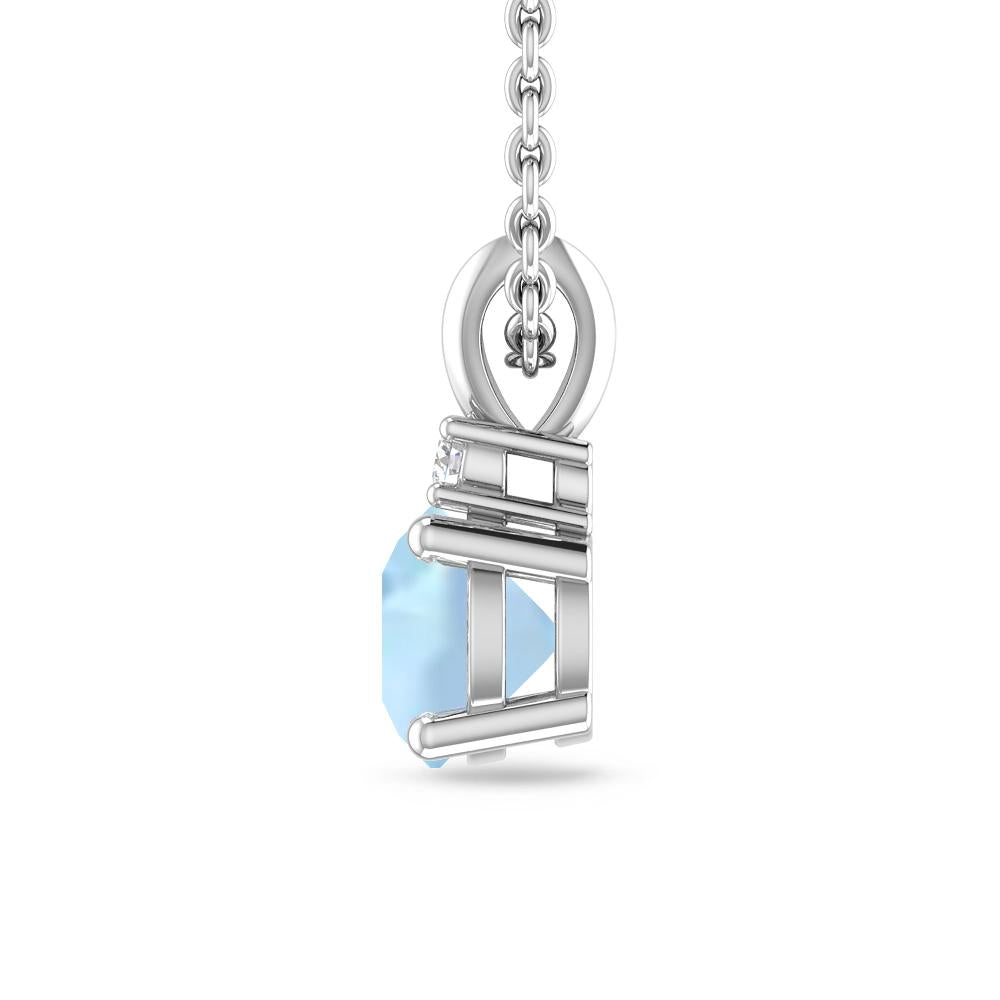 White Gold - Aquamarine