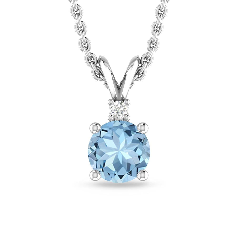 White Gold - Aquamarine