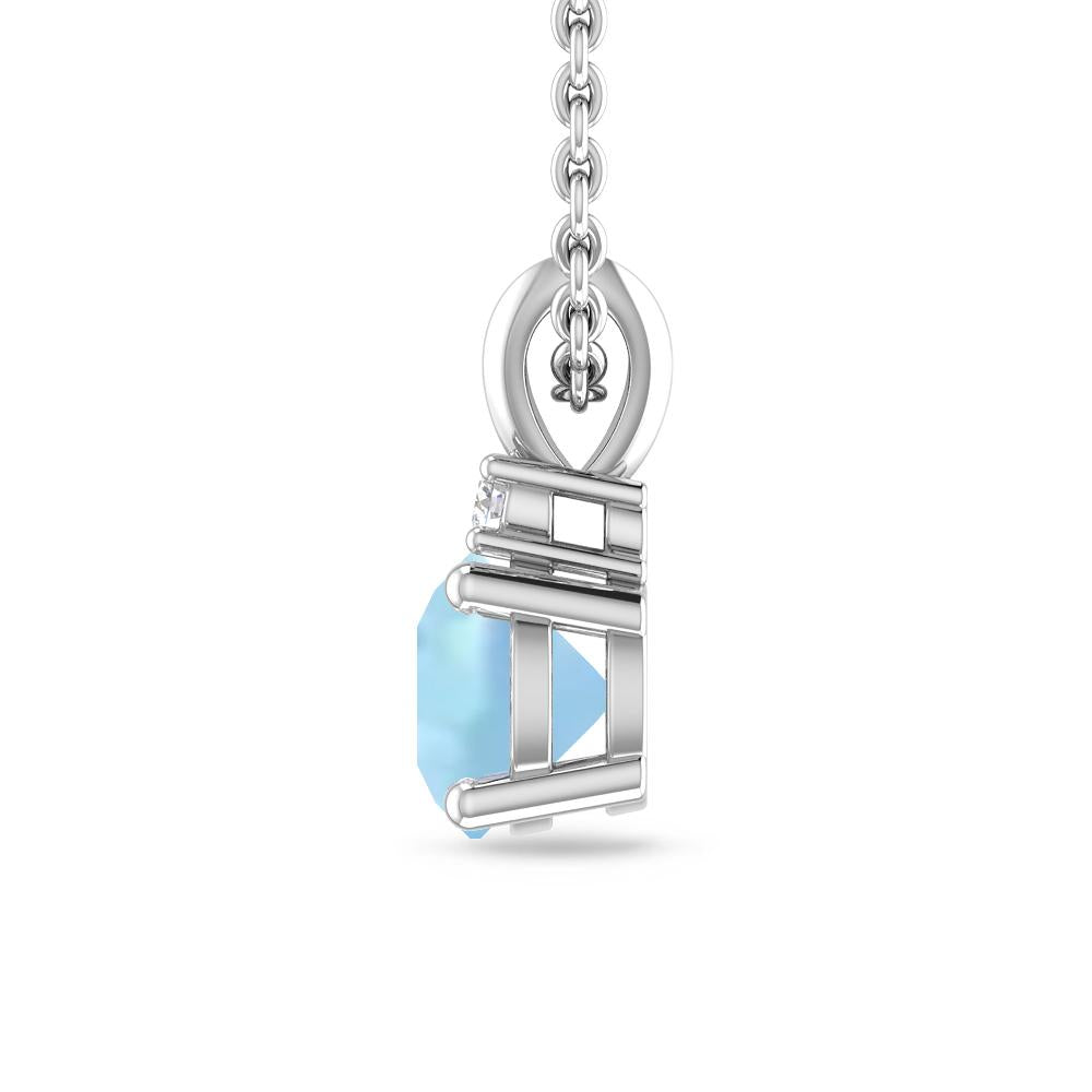 White Gold - Aquamarine