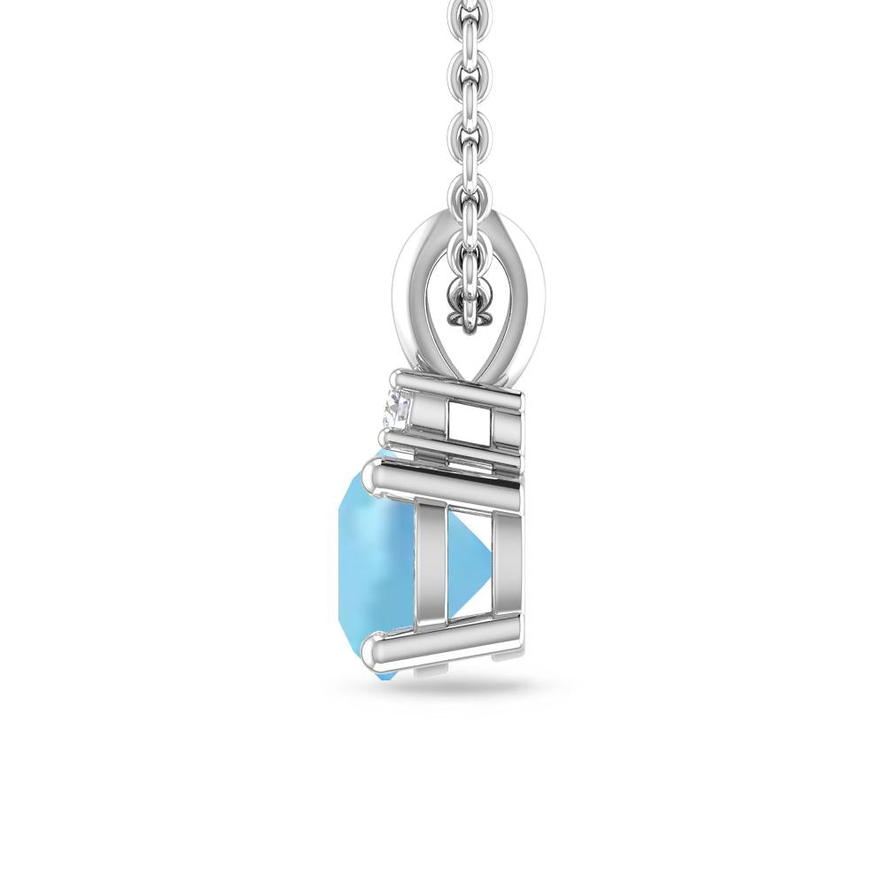 White Gold - Aquamarine