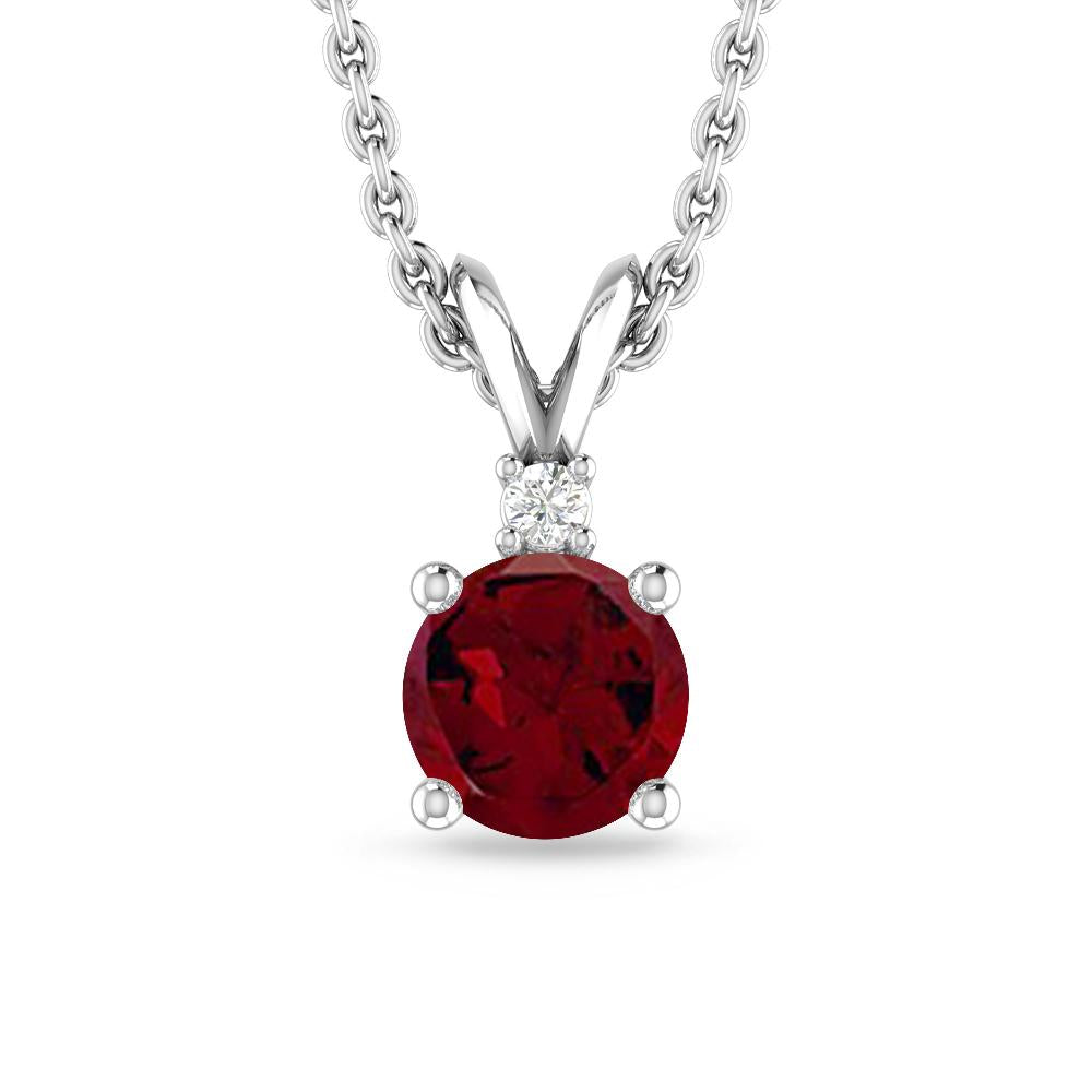 White Gold - Garnet