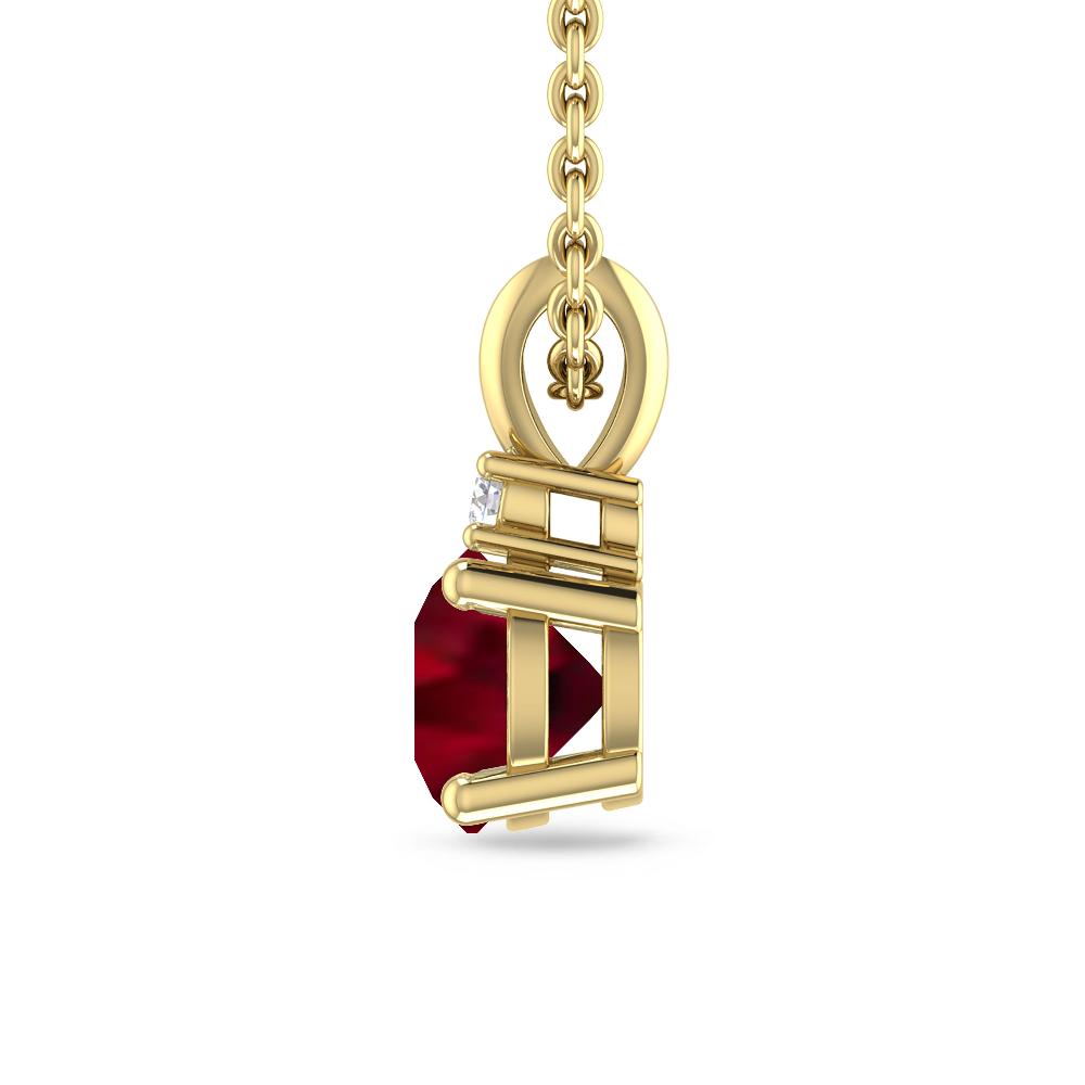 Yellow Gold - Garnet