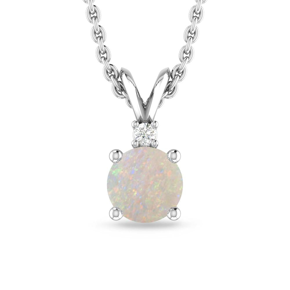 White Gold - Opal