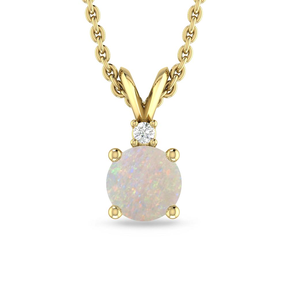 Yellow Gold - Opal