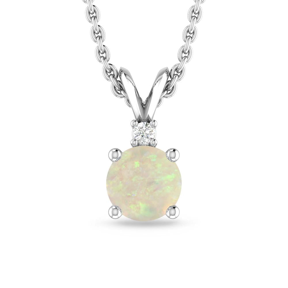 White Gold - Opal