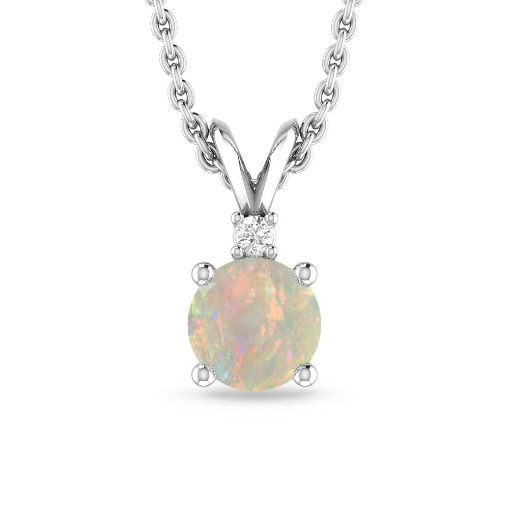 White Gold - Opal