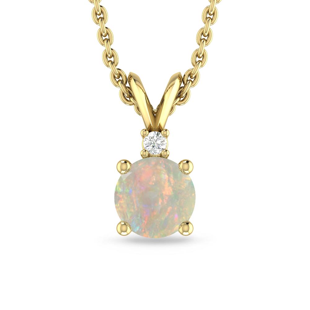 Yellow Gold - Opal