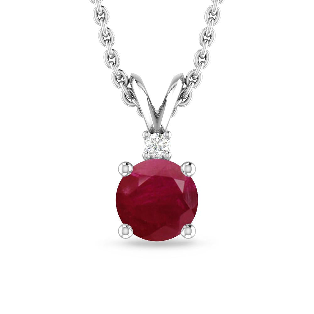 White Gold - Ruby