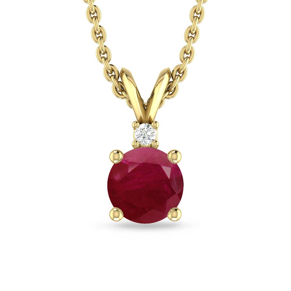 Yellow Gold - Ruby