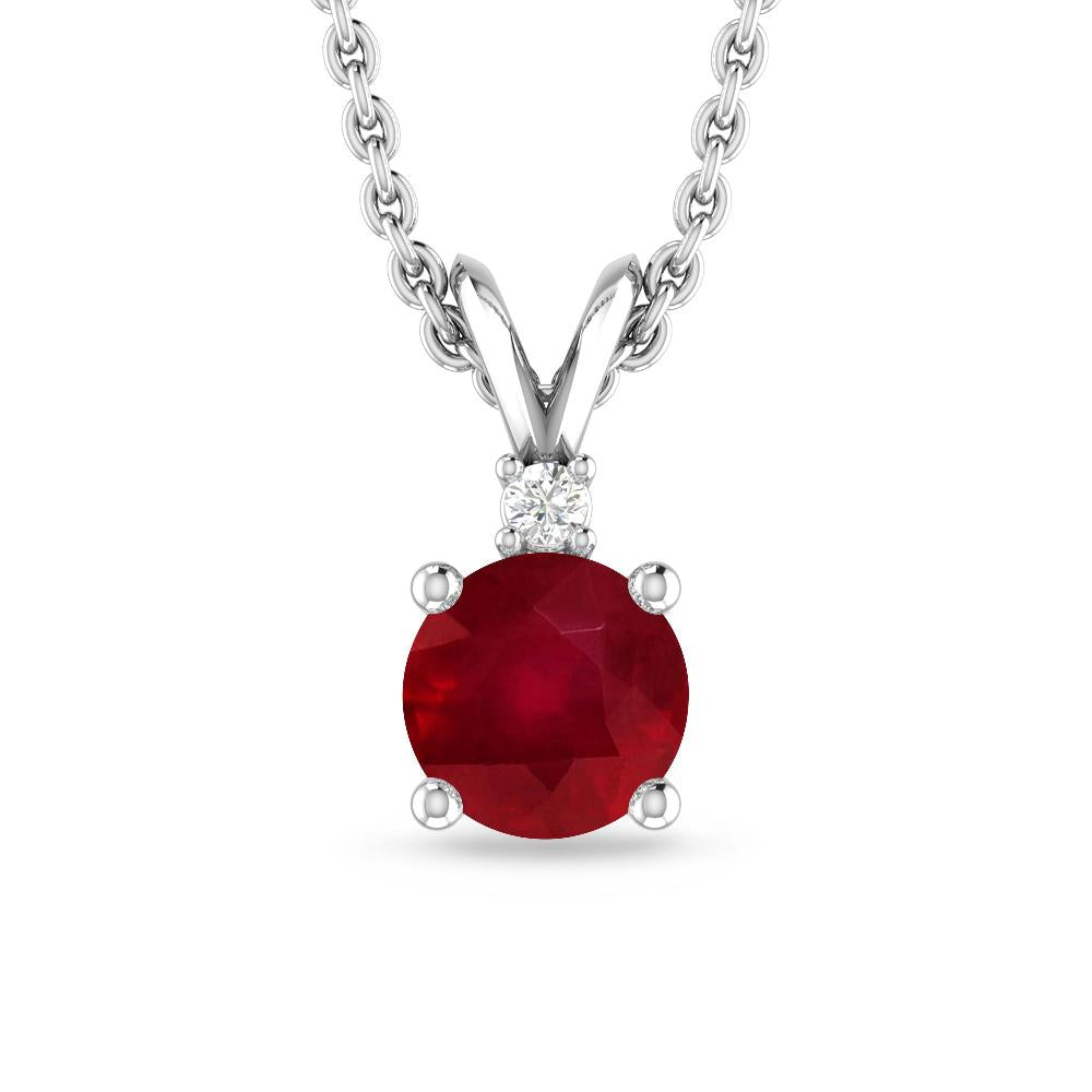 White Gold - Ruby