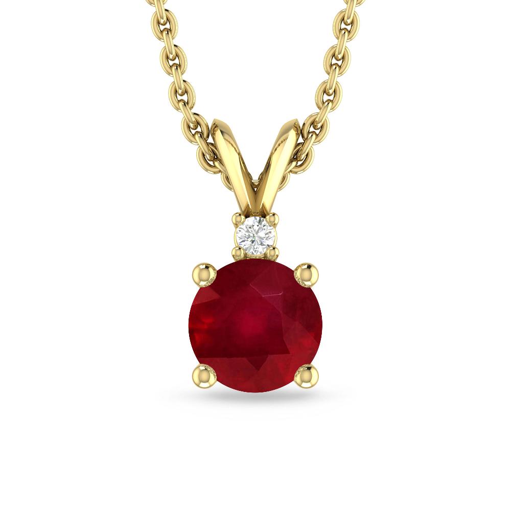 Yellow Gold - Ruby