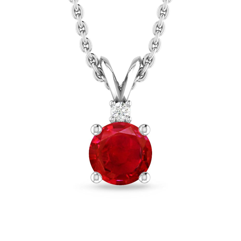 White Gold - Ruby