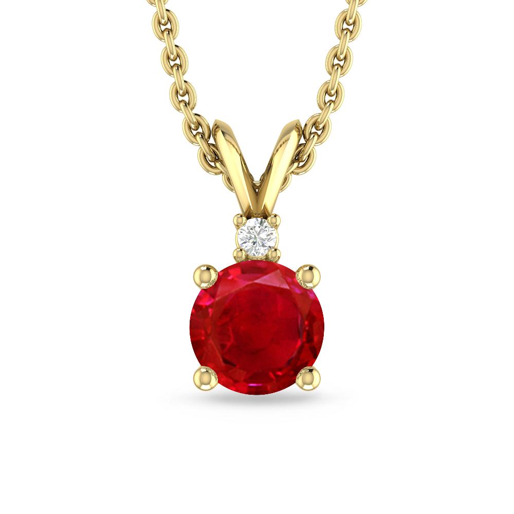 Yellow Gold - Ruby