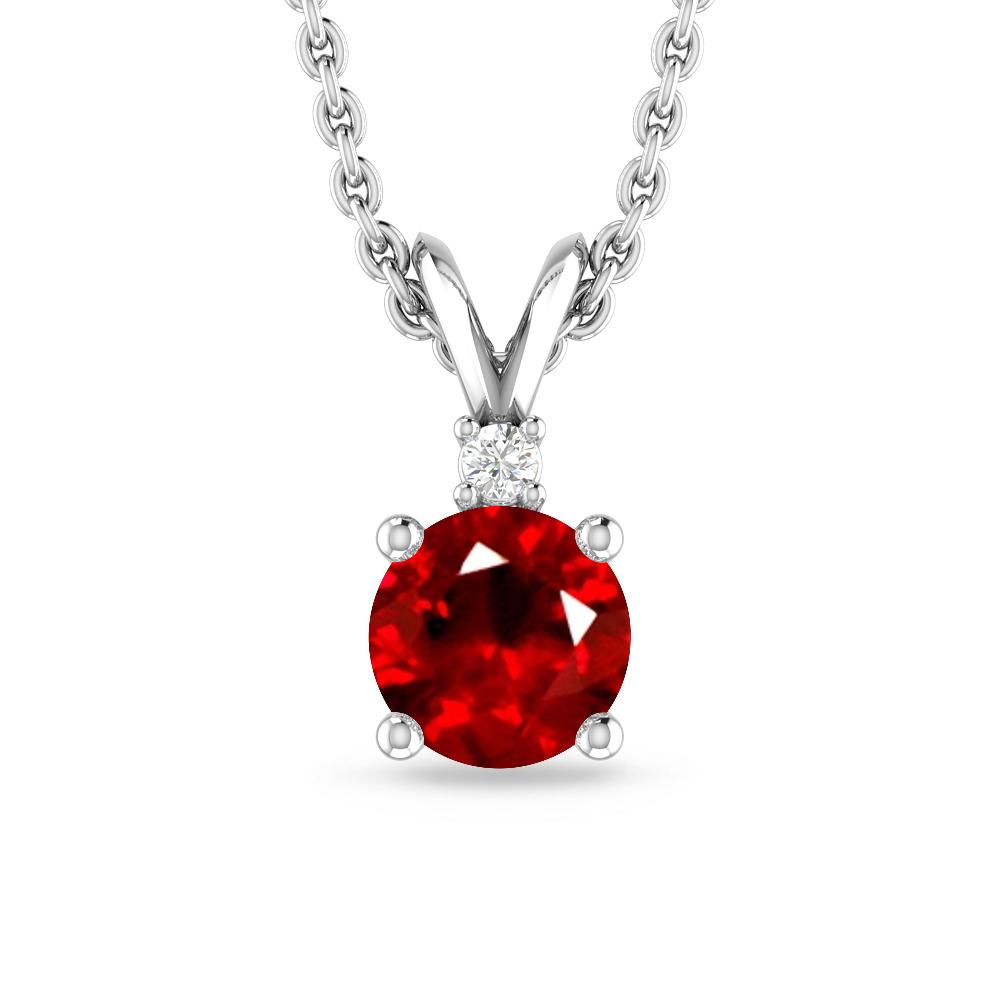 White Gold - Ruby