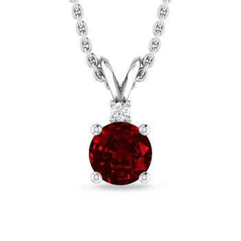 White Gold - Ruby