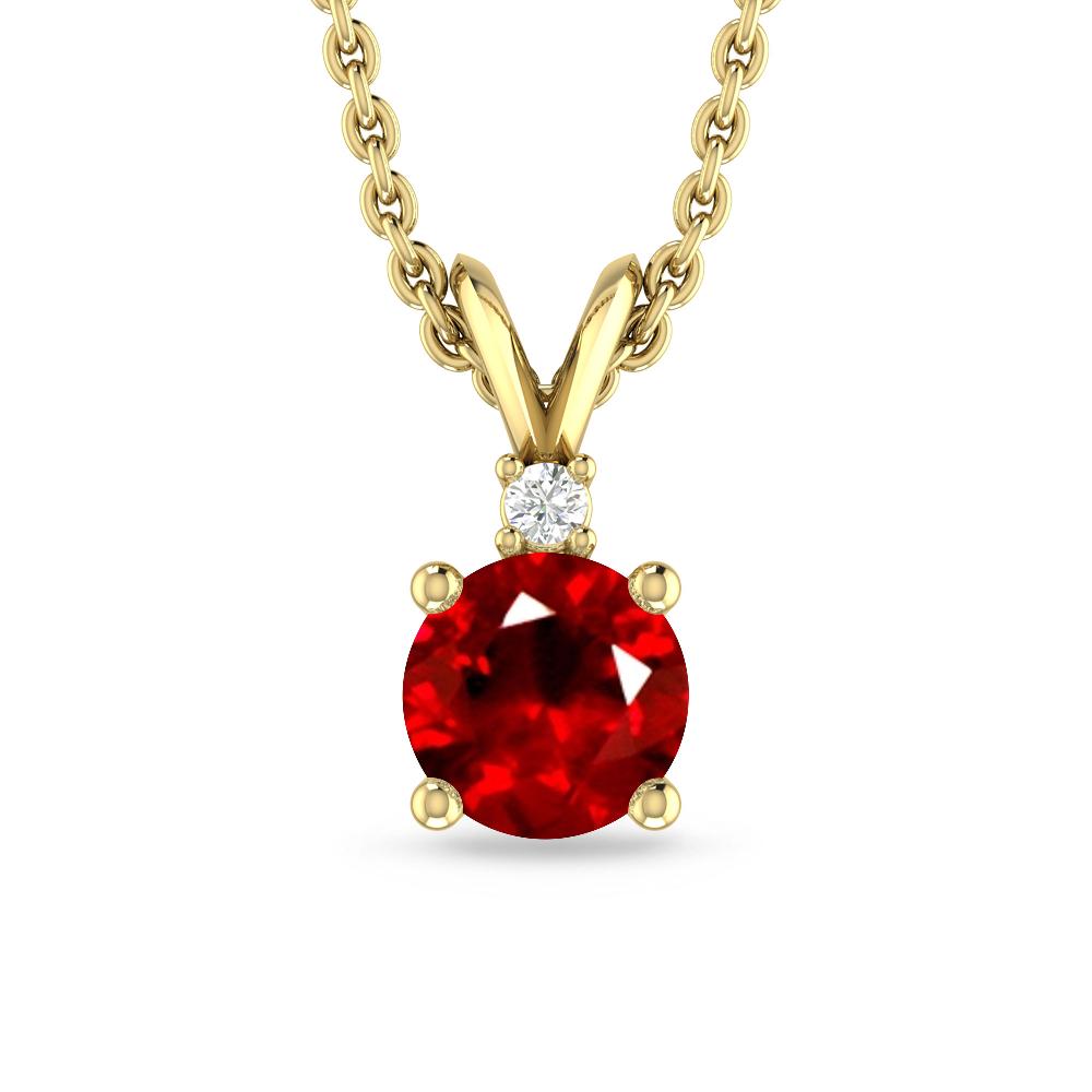 Yellow Gold - Ruby