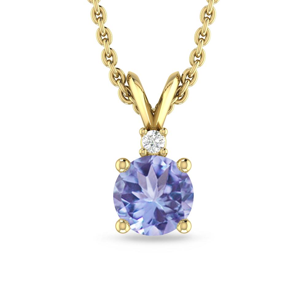 Yellow Gold - Tanzanite