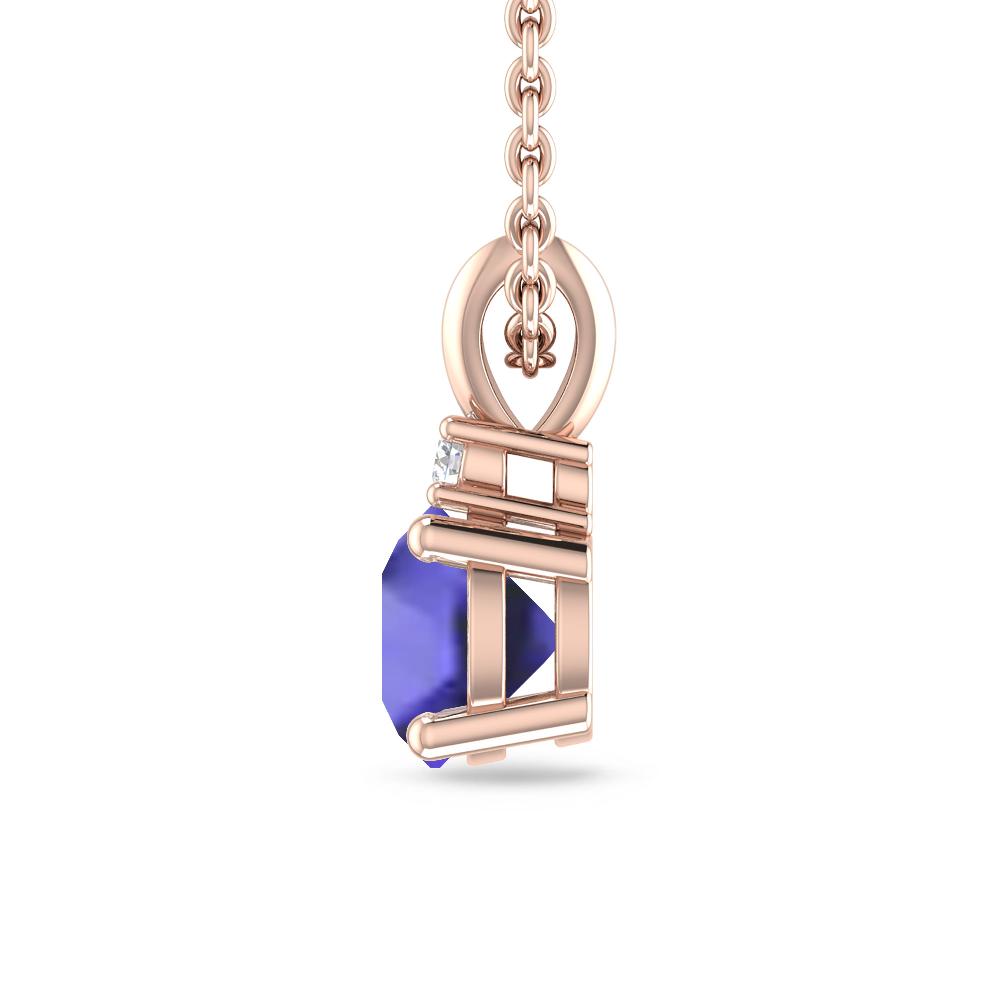 Rose Gold - Tanzanite