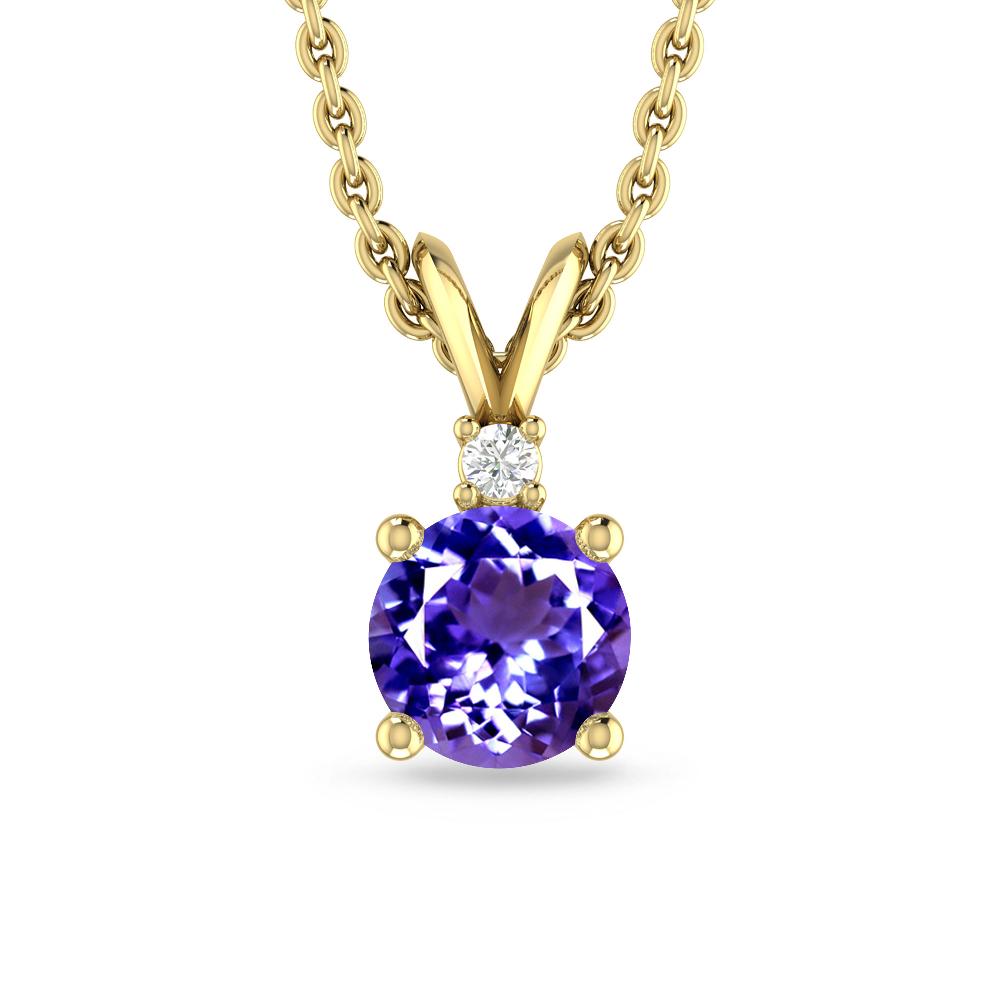 Yellow Gold - Tanzanite