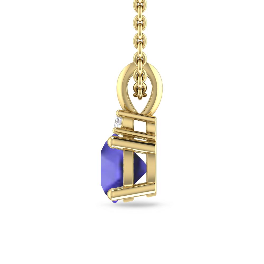 Yellow Gold - Tanzanite