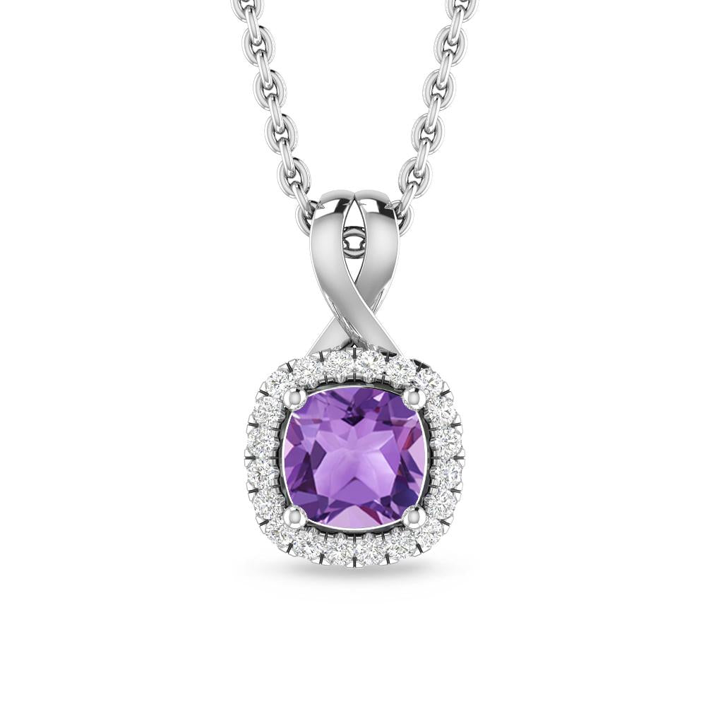 White Gold - Amethyst