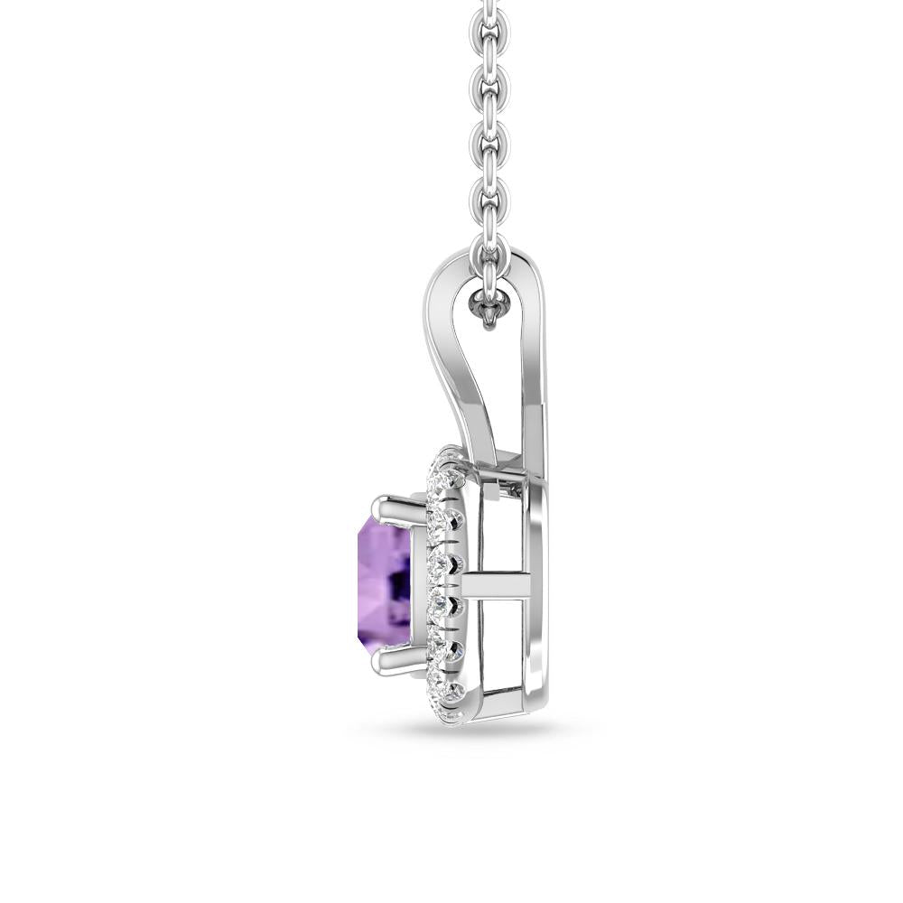 White Gold - Amethyst