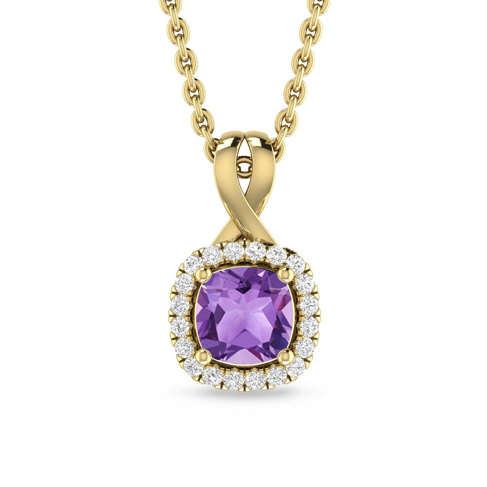 Yellow Gold - Amethyst