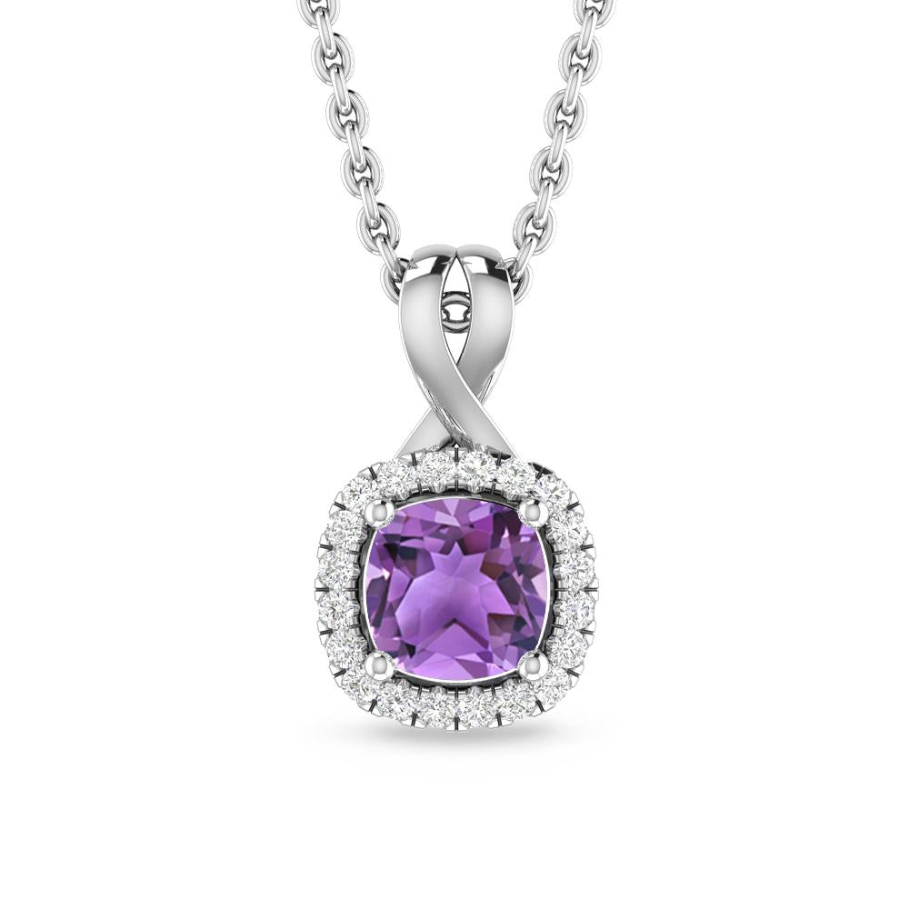 White Gold - Amethyst