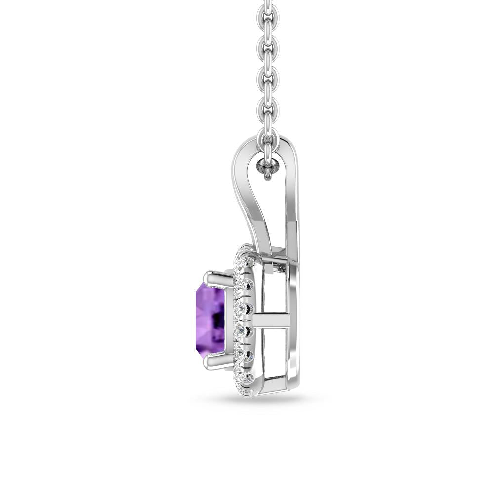 White Gold - Amethyst