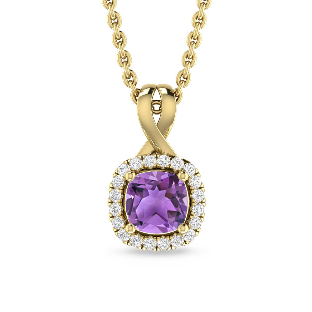 Yellow Gold - Amethyst