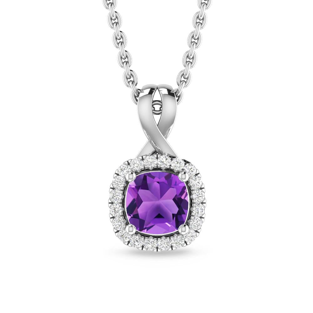 White Gold - Amethyst