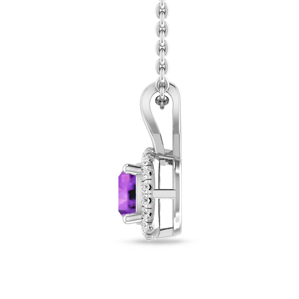 White Gold - Amethyst