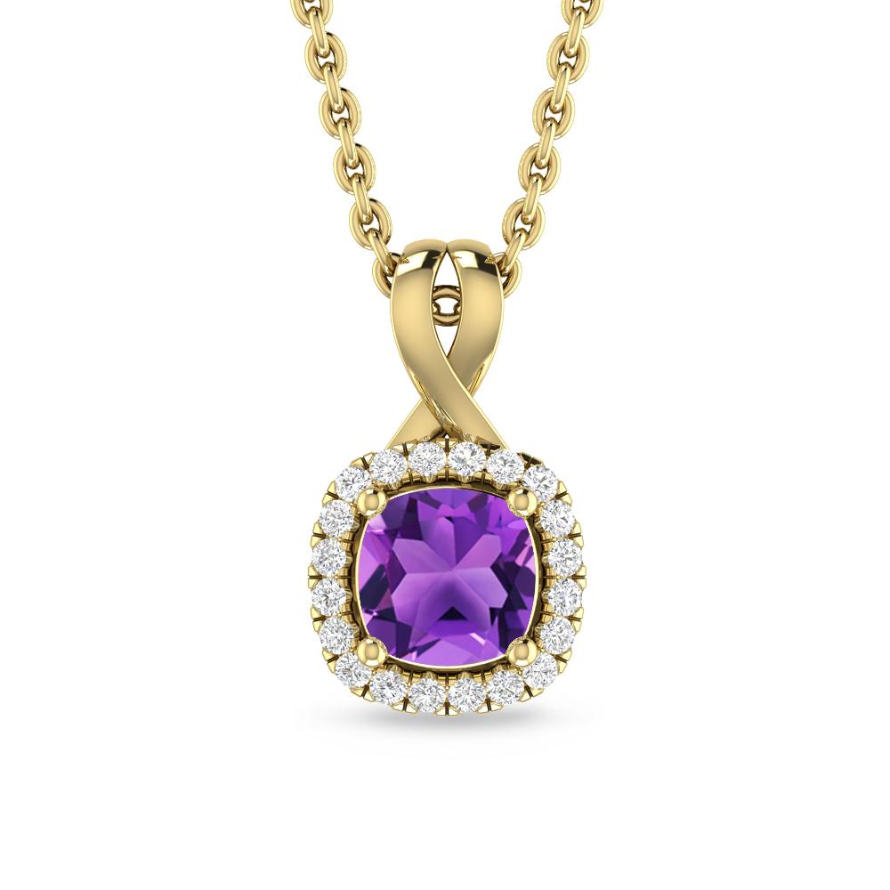 Yellow Gold - Amethyst